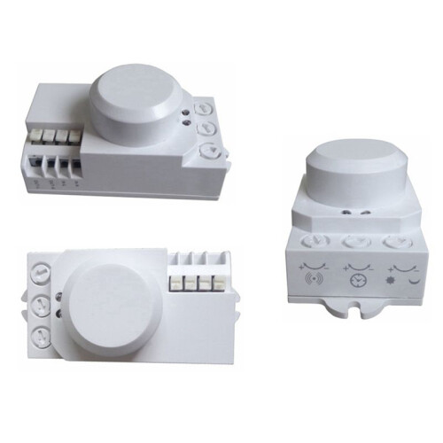 2X 5.8GHz Microwave  Sensor  Knob  Adjustment LED Light Sensor  Human Motion Detector 2