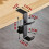 2 Piece Adjustable Table Side Hook, Gaming Headset Table Hanger Backpack Storage, Hook Stand Without Drilling,Black 3