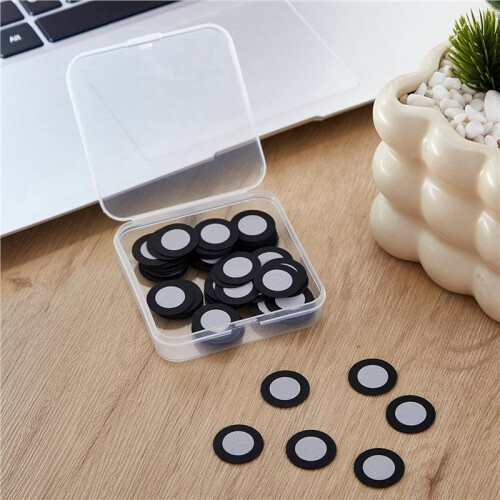 200 Pcs 3D Magnetic Tracking Dot for Scanner Scanning Reference Point  (Inner 12.0 mm Outer 19 mm) 2