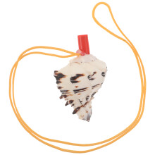 Sifflet Conque Noir En Coquillage Plastique Jeu Enfant Décor