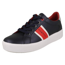 (Navy, UK 4) Ladies Bugatti Stripe Detailed Chunky Sole Trainers BUG31511