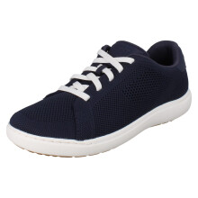 (Navy, UK 7) Ladies Clarks Slip On Trainers - Nalle Walk