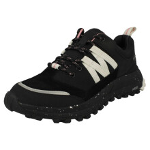 (Black, UK 5) Ladies Clarks Waterproof Lace Up Trainers - ATL Trek Path GTX