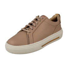 (Pink, UK 9) Womens Clarks Chunky Sole Trainer - Hollyhock Walk