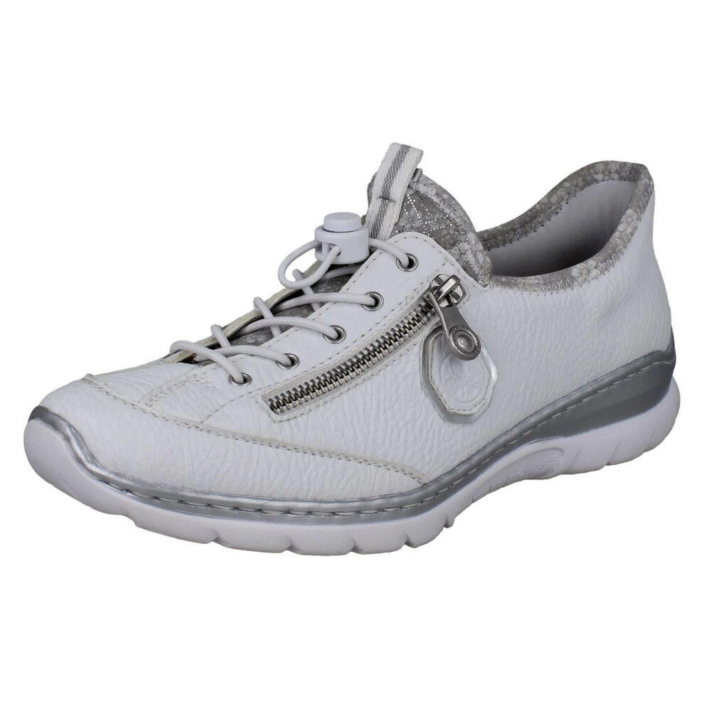 Rieker (White, Uk 6) Ladies Ready2go Trainers L32f1