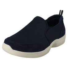 (Navy, UK 3) Ladies Padders Slip On Trainer - Ethel