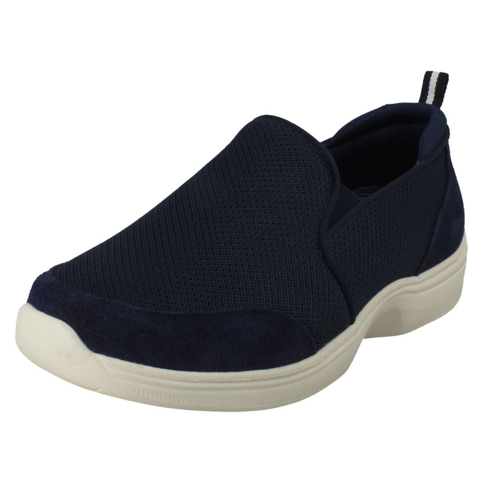 Padders (Navy, Uk 3) Ladies Slip On Trainer - Ethel