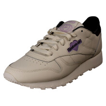 (White, UK 5.5) Womens Reebok Lace Up Trainers Classic Leather HQ7092