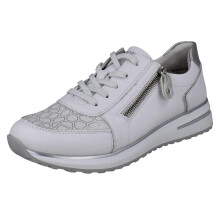 (White, UK 7.5) Ladies Remonte Wedge Trainers D1G10