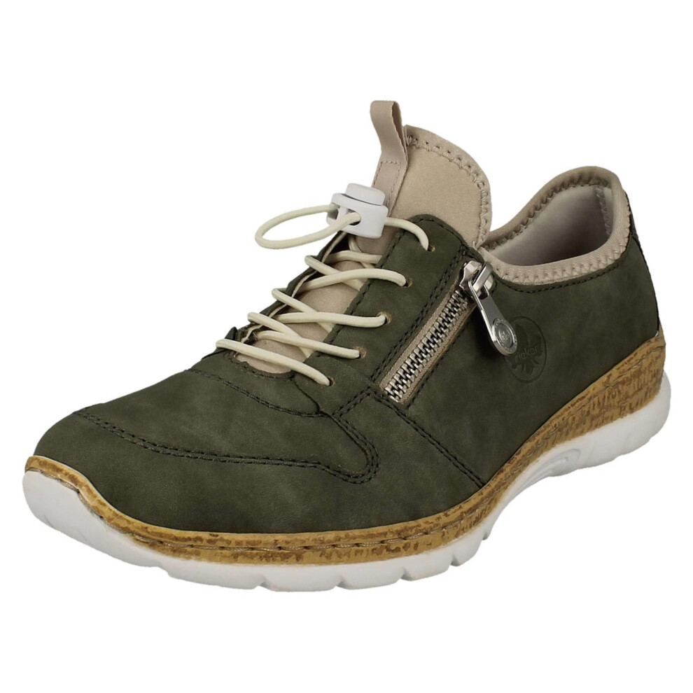 Rieker (Green, Uk 5) Womens Antistress Casual Trainer N42g0