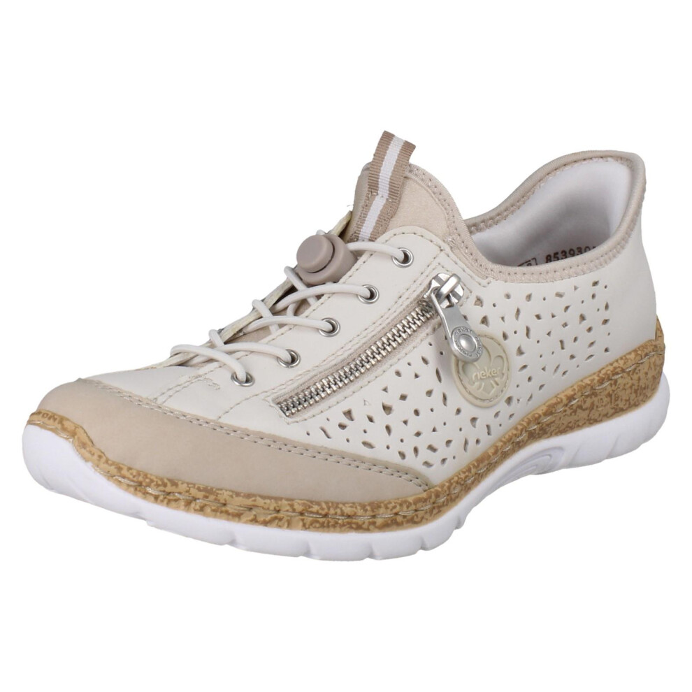 Rieker (Beige, Uk 5) Ladies Ready2go Trainers N42v3