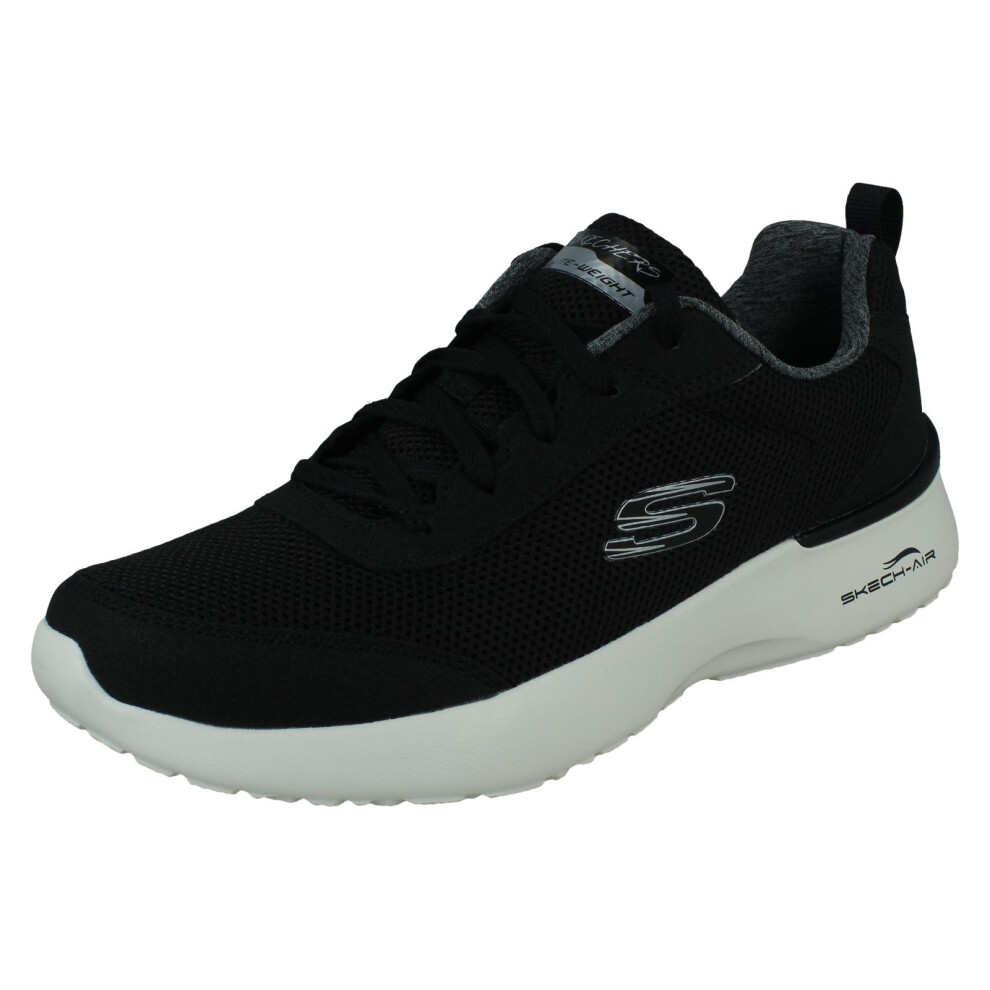 Skechers (Black, Uk 8) Ladies Skech-Air Dynamight Memory Foam Trainers - Fast Brake 12947