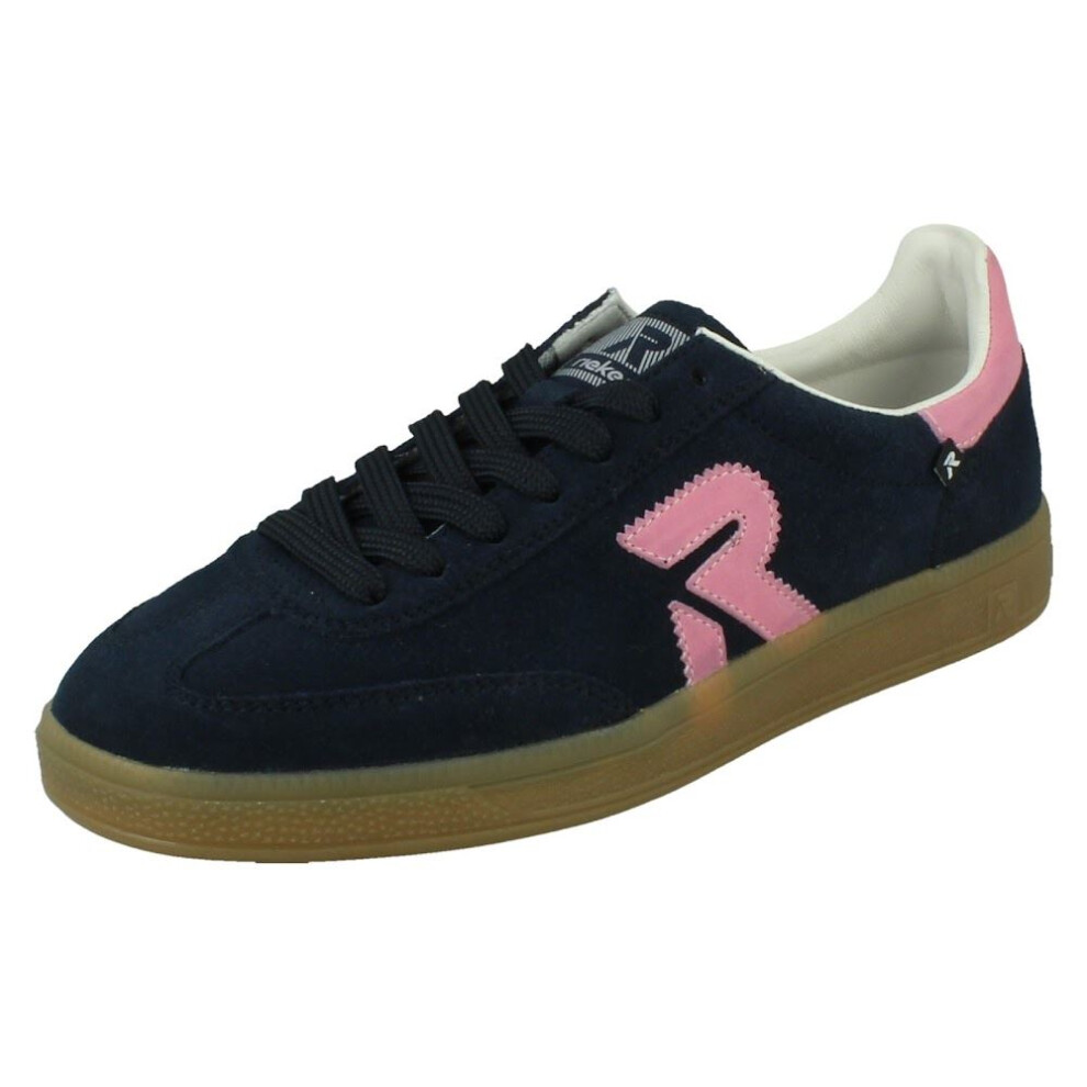 Rieker (Blue, Uk 4) Ladies Casual Trainers W2200