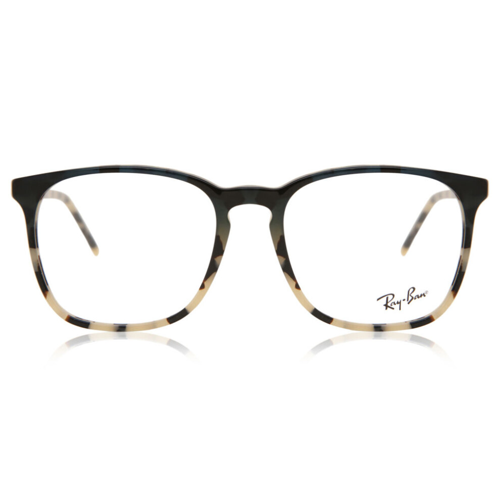 Ray - Ban Unisex Rx5387 5872 Optical Frames Acetate Turtle Transparent Squared Normal - Image 3