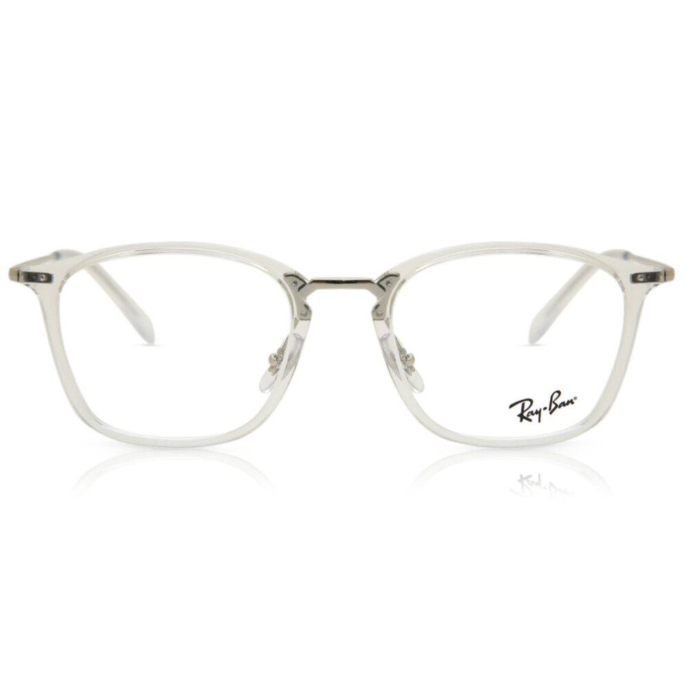 Ray-Ban Eyeglasses Optics - Silver Frame Clear Lenses Polarized 52-20, RB7164 - Image 2