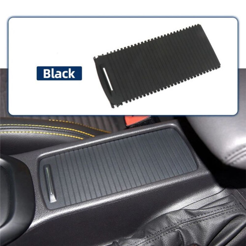 For  Focus 2015-2018 Cup Holder Curtain Central Armrest Box Cover Storage Box Roller Shutter Grocery Box Decorative 1