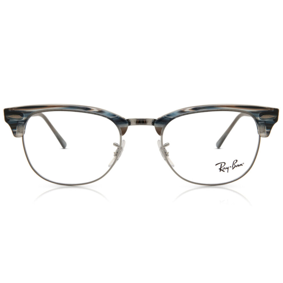 Ray-Ban Eyeglasses Clubmaster Optics - Blue Frame Clear Lenses 51-21, RB5154 - Image 4