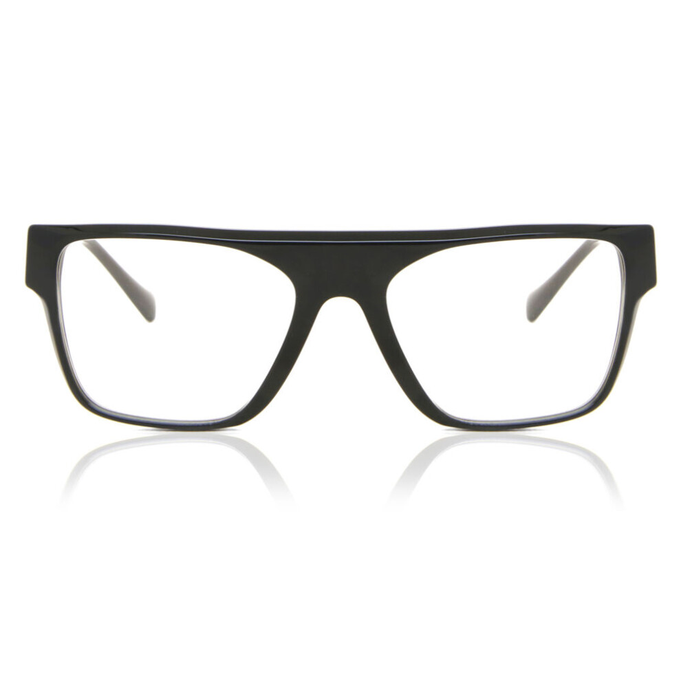 Versace Black Man Ve3326u Gb1 Optical Frames Acetate Squared Normal - Image 4