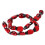 60Pcs Ladybug Lampwork Glass Spacer Beads Red 15X10mm 4