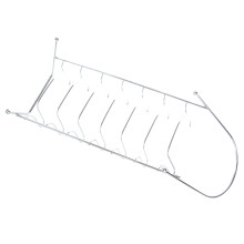 Organizzatore di Piastre 7 Slot Supporto per Piatti Cromato Supporto per Asciugare il Piano di Lavoro