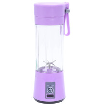 380Ml Usb Rechargeable Blender Mixer 6 Blades Juicer Bottle Cup Juice Citrus Lemon Vegetables Fruit Smoothie Squeezers Reamers