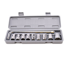 10 Pcs 1/2 Socket Wrench Spanner Set Automobile Repair Tool Box Precision Sleeve Wrench