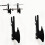 2X Sword Display Stand,Sword Hook,Acrylic Two-Layer Wall-Mounted Samurai Sword Stand Display Stand,Support All Swords A 5