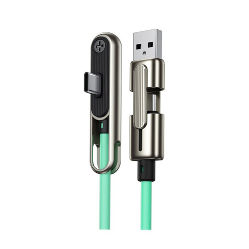 PD240W Fast Charging Cable Phone Tablet Foldable Holder 2 in 1 Charging Cable Folding Bracket Earphone Data Wire A
