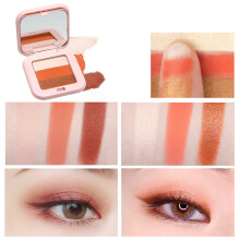 Novo Gradient Eyeshadow Palette Waterproof Long Lasting Eyeshadow Powder Eyeshadow,6# Wine Red System