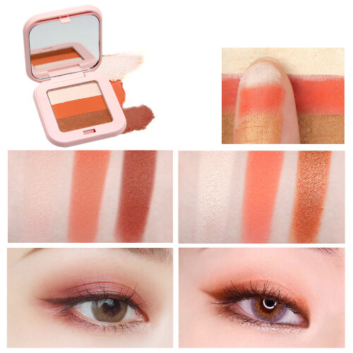 Novo Gradient Eyeshadow Palette Waterproof Long Lasting Eyeshadow Powder Eyeshadow,6# Wine Red System