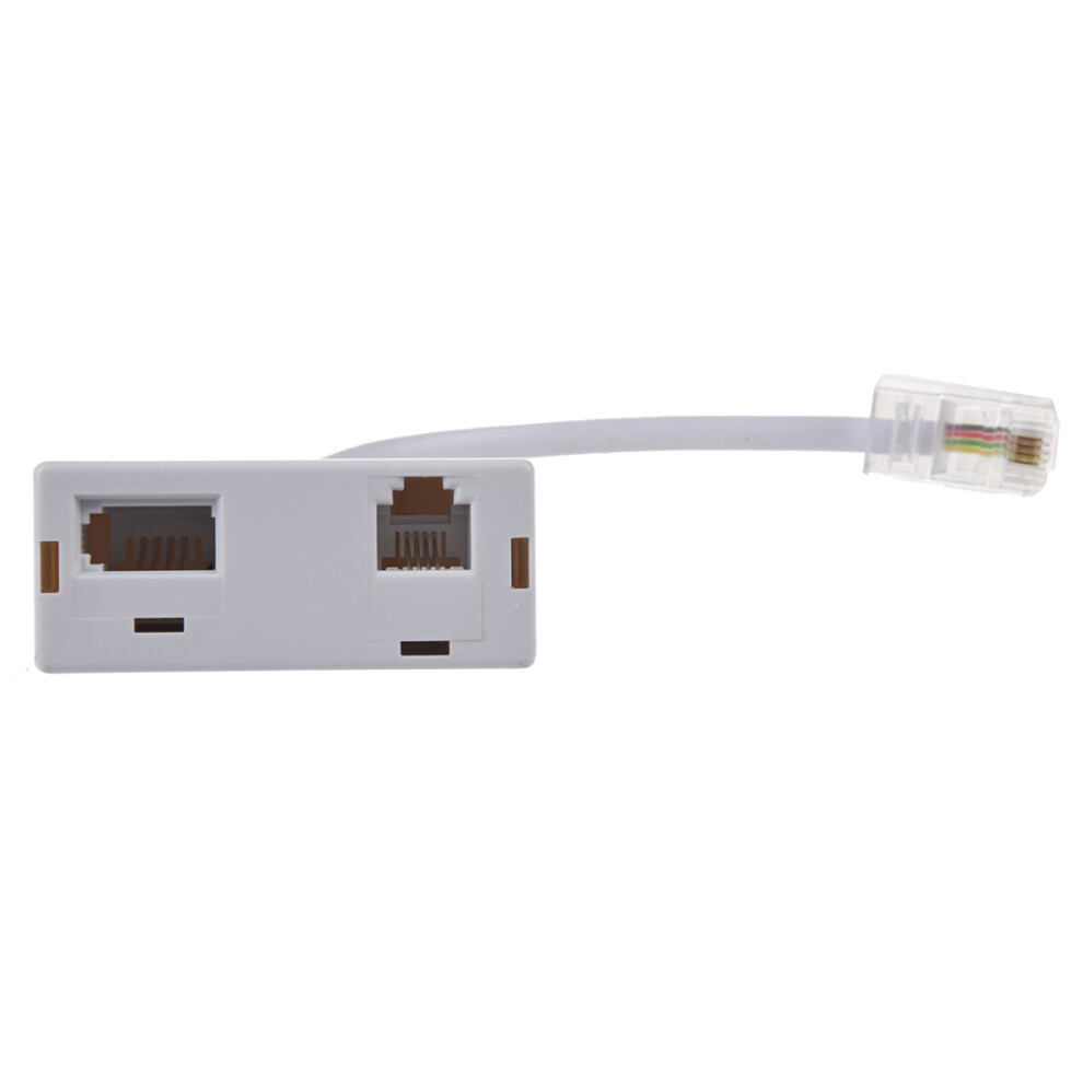 Rj45 Plug To Rj11 Bt Socket Splitter Telephone Adapter 6031995415108