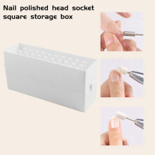 Nail Drill Bits Holder Dustproof Stand Displayer Organizer Container 30 Holes Manicure Tools Acrylic Cover case Manicure Tools