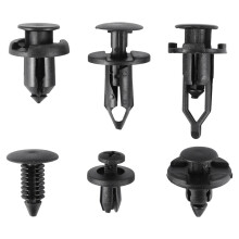 Clip Universali in Nylon, 200 Pezzi Clip di Fissaggio per Paraurti Rivetto con 6 Pezzi Clip di Fissaggio del Corpo Auto Paraurti, Sostituzione Auto