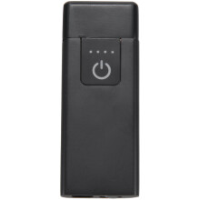 Elektrisk USB Uppladdningsbar Flameless  Coil Cigarett Dual Lighter (Elektroforetisk Svart)