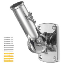 Flag Pole Holder for 1inch Flag Pole Mount 316 Marine Grade Stainless Steel Heavy Duty