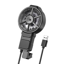 FL06 Universal Mobile Phone USB Game Cooler System Ventola di Raffreddamento Supporto per Gamepad Supporto per Radiatore per Telefono da 4-6,7 Pollici