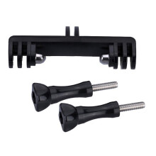Double Dual Sport Camera Holder Handle Grip Monopod Mount Adapter for Hero 4/3+/3/2/1 SJCAM with Screws