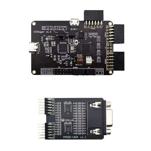 ICESugar FPGA Development Board Open Source RISC-V ICE40UP5k USB-C Interface FPGA and PMOD-VGA for IoT/ AI Project