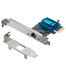 2.5G PCI-E Gigabit Network Card RTL8125B Chip 100/1000Mbps 2.5Gbps Ethernet Gigabit Wired LAN Controller Adapter