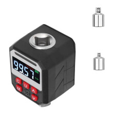 Digital Torque Wrench Adapter 1/2" Drive 2% Precise Resolution of 0.01Nm with 9 Sets Preset Value Torsion Meter
