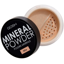 GOSH Mineral Powder, Vegan, Loose Fixation Powder with Minerals for All Skin Types, Matte & Long-Lasting for a Flawless Complexion, No Mask Effect,