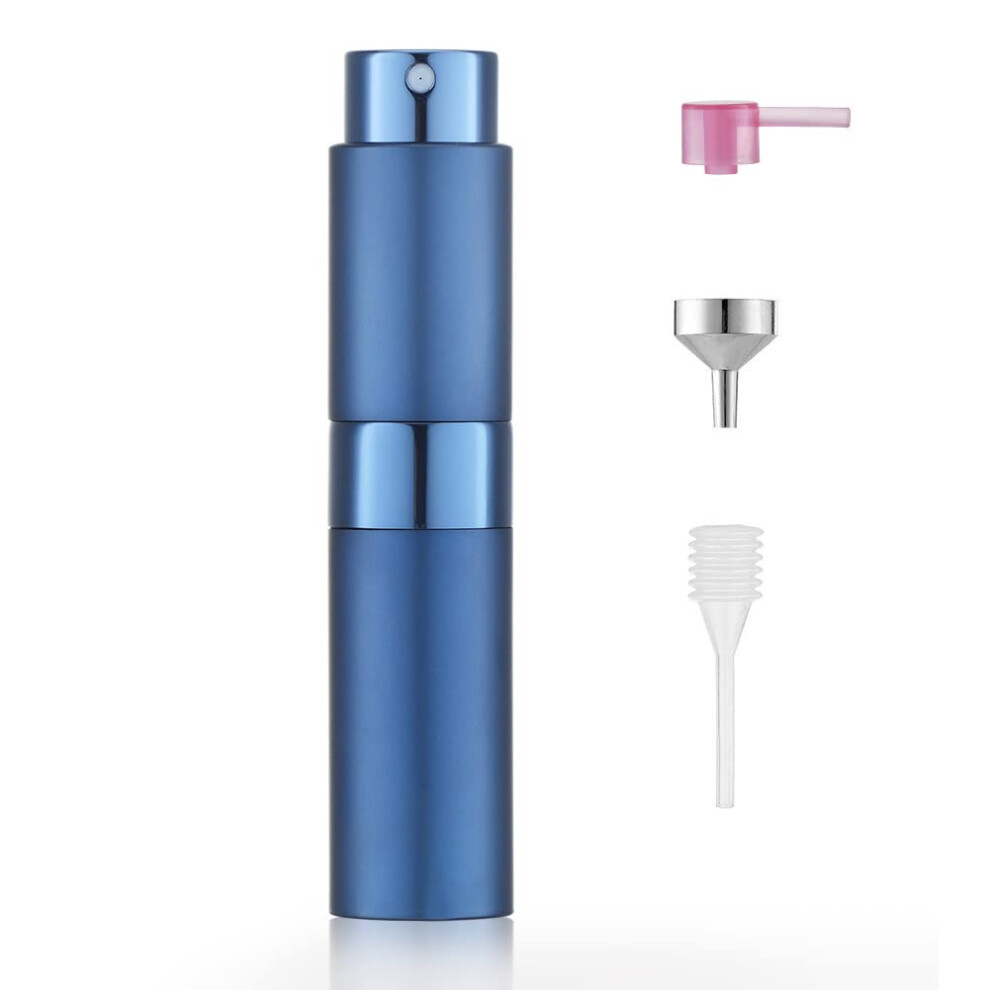 Toureal 8Ml Travel Perfume Atomiser Refillable - Mini Aftershave Spray Bottle - Small Glass Fragrance Atomizer For Women - Portable Empty Cologne