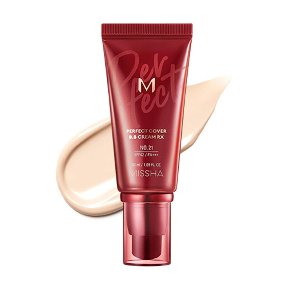 Missha Cream/Light/Beige [Missha] M Perfect Cover Bb Rx Spf42/Pa+++ (No. 21 Beige) 50Ml/1.69Fl.oz.