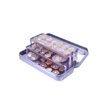 Lip Smacker Color Tin, Kids Makeup Set with Lip Glosses and Shimmer Creams for Face in Different Flavours and Shades, All-in-One Giftset for your