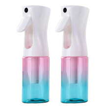 Meijunter 2Pcs 200ml Spray Bottle Refillable Atomiser Multifunction Plastic Continuous Ultra Fine Water & Oil Sprayer for Hairdressing Skincare Plants