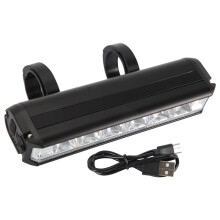 Luce LED Anteriore per Scooter Elettrico 4000mAh Torcia Impermeabile Ricarica USB Lampada da Ciclismo per Bicicletta