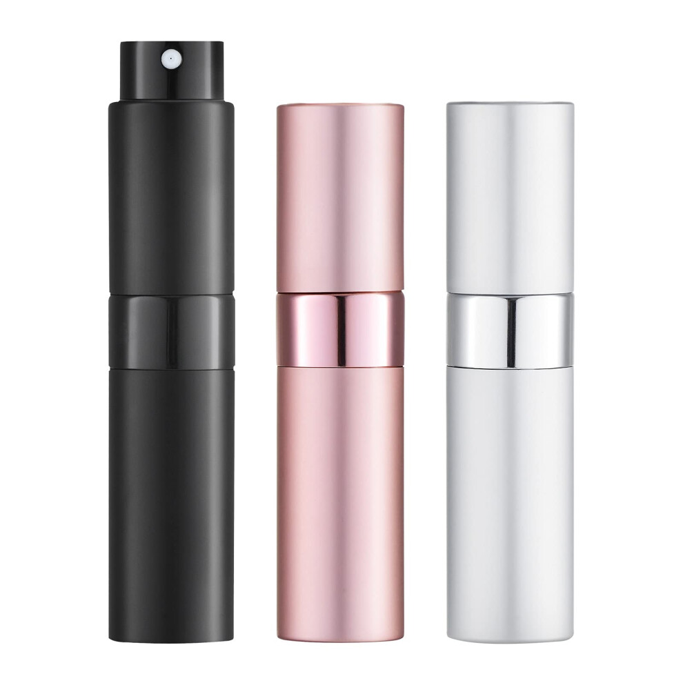Toureal Travel Perfume Atomiser Refillable - Mini Aftershave Spray Bottle - Small Glass Fragrance Atomizer For Women - Portable Empty Cologne Refill