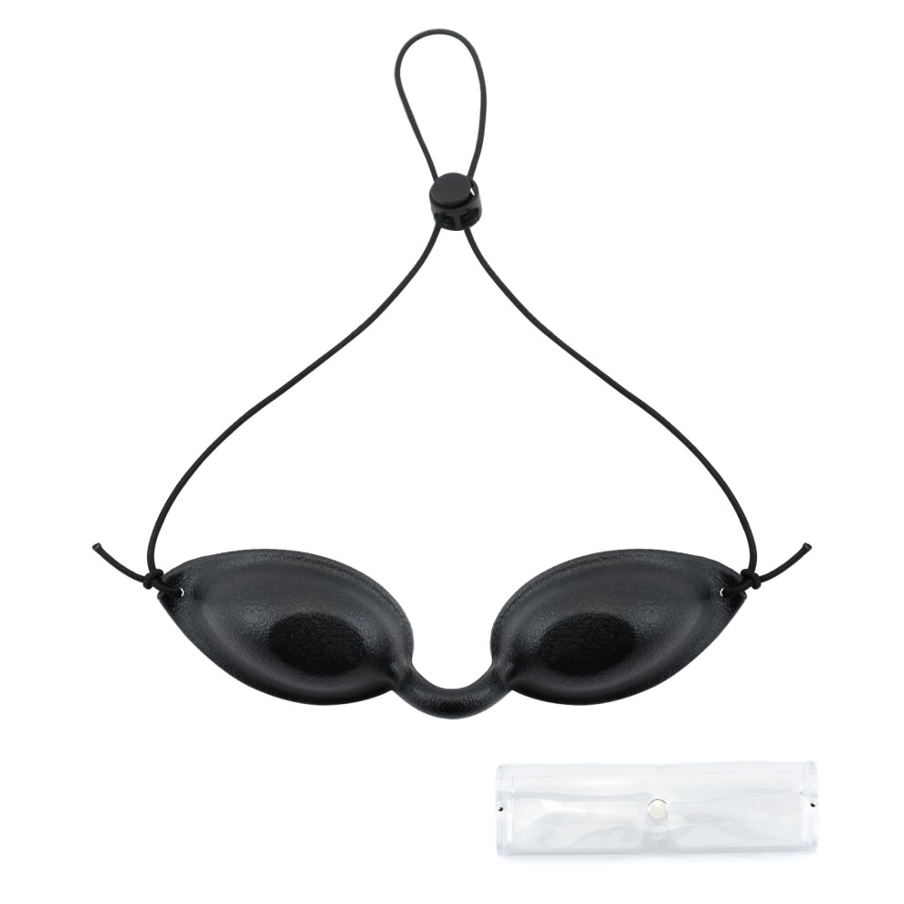 Mebamce Light Safety Tanning Goggles And Durable Eye Patch Protection Eyewear With Transparent Bags For Patients In Ipl, Uv, Infrared Led