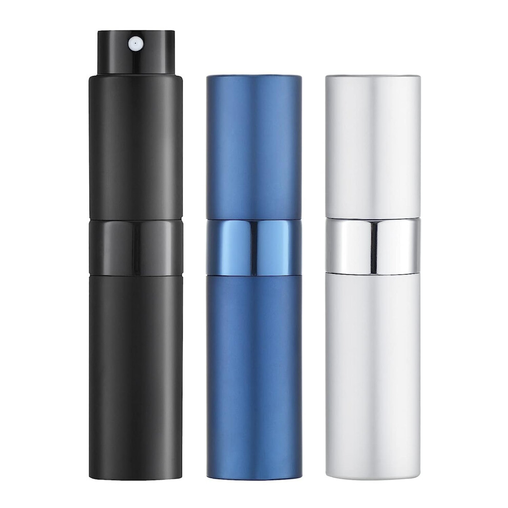 Toureal Travel Perfume Atomiser Refillable - Mini Aftershave Spray Bottle - Small Glass Fragrance Atomizer For Women - Portable Empty Cologne Refill