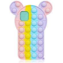 Verlicht Stress Telefoonhoesje voor 11 Cartoon Schattige Siliconen Telefoonhoes Fashion Cool Bubble Cases